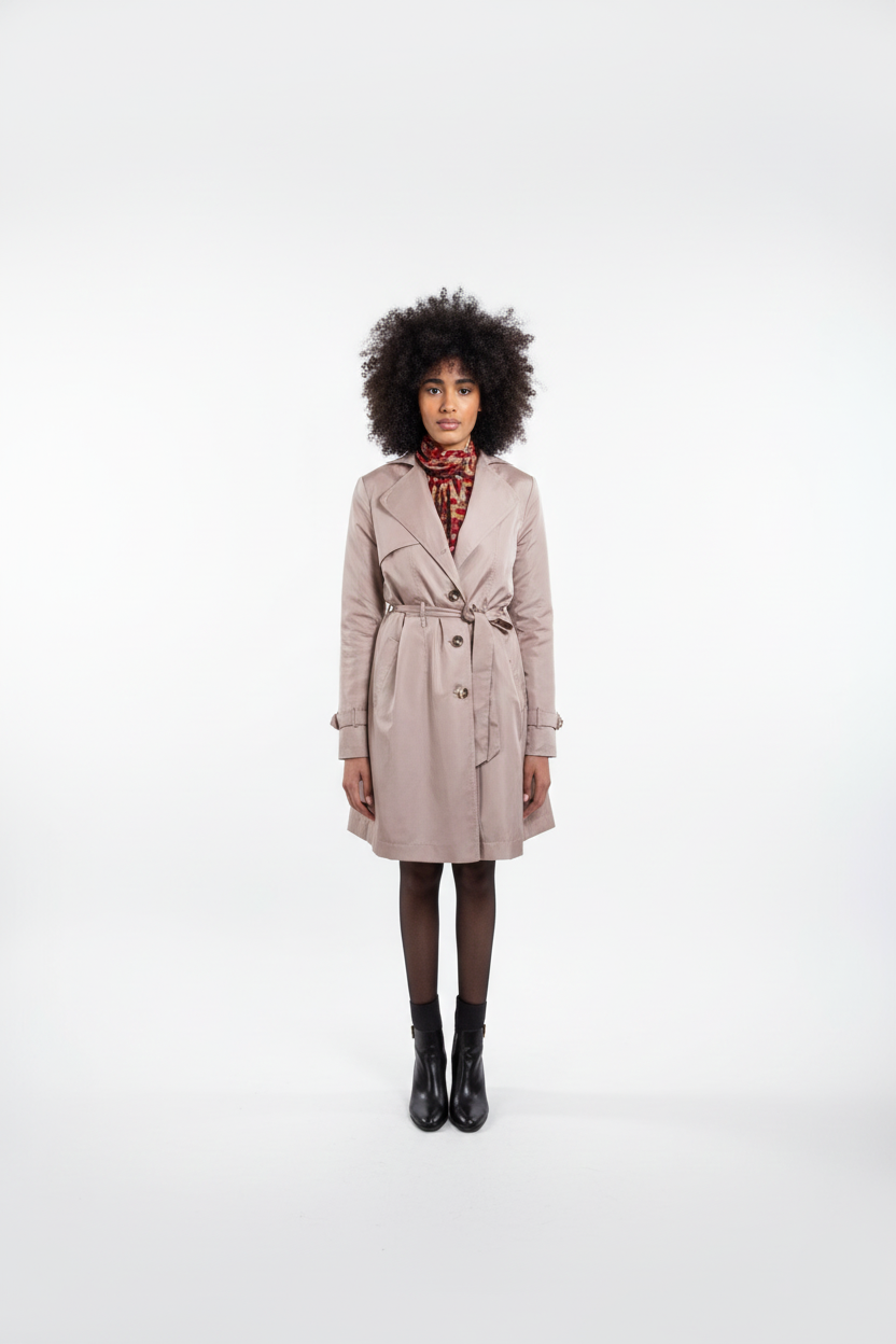 Beige Muse Half Coat