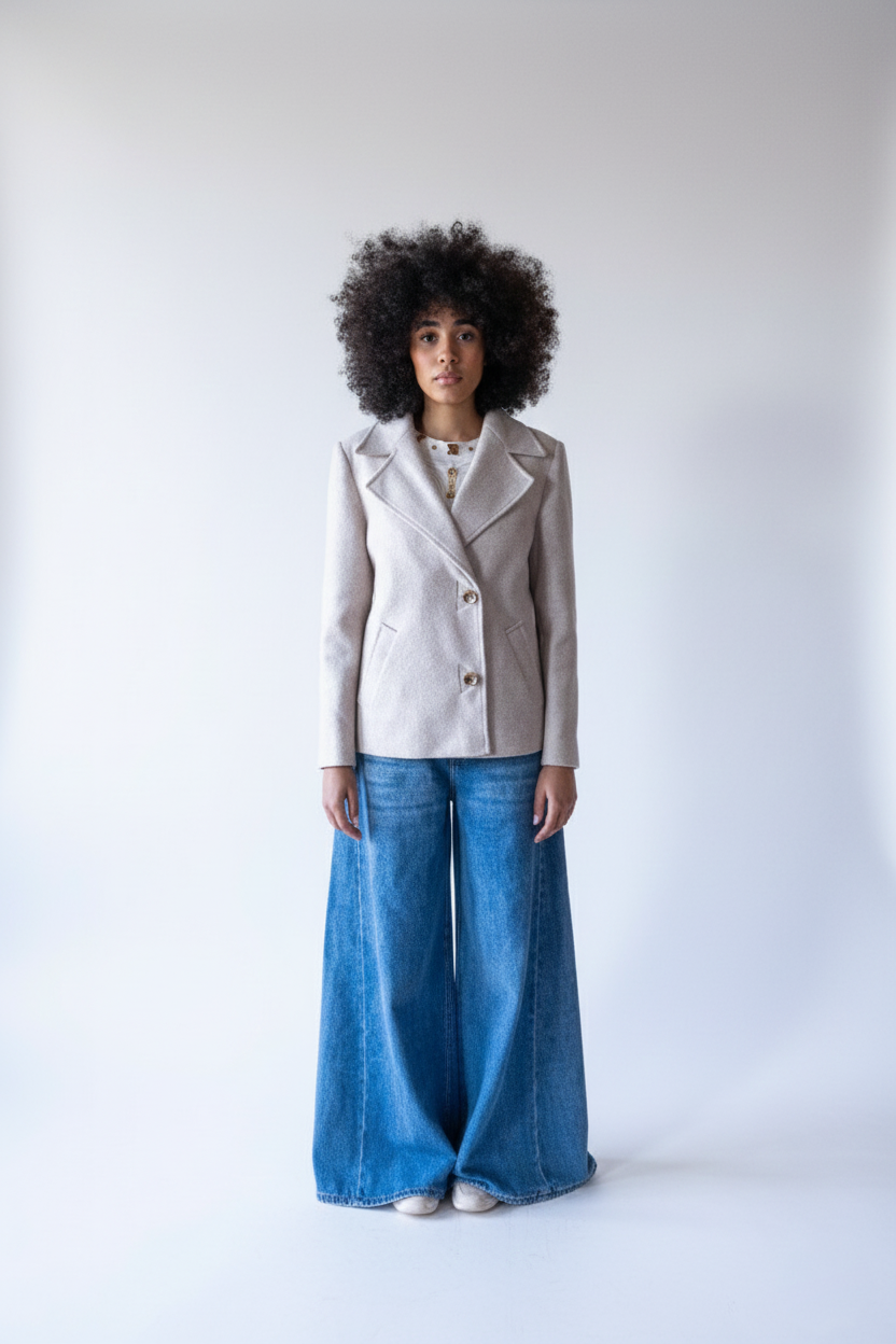 Quite Power Beige Jacket