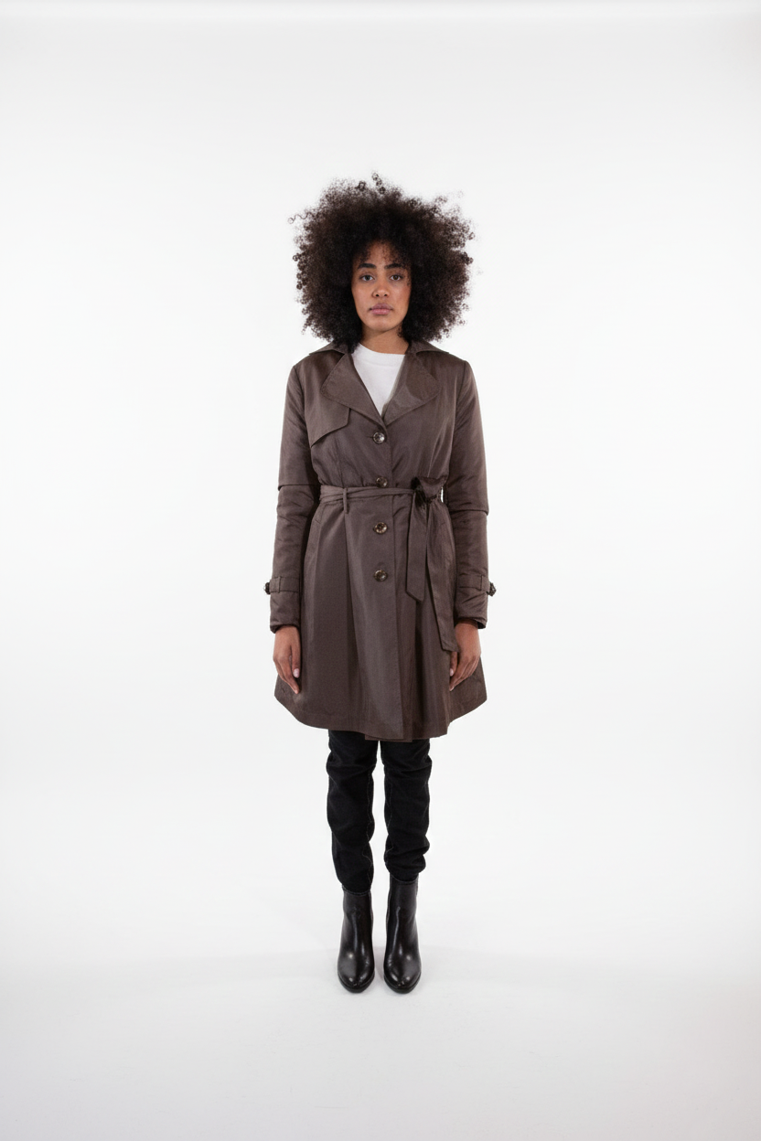 Brown Muse Half Coat