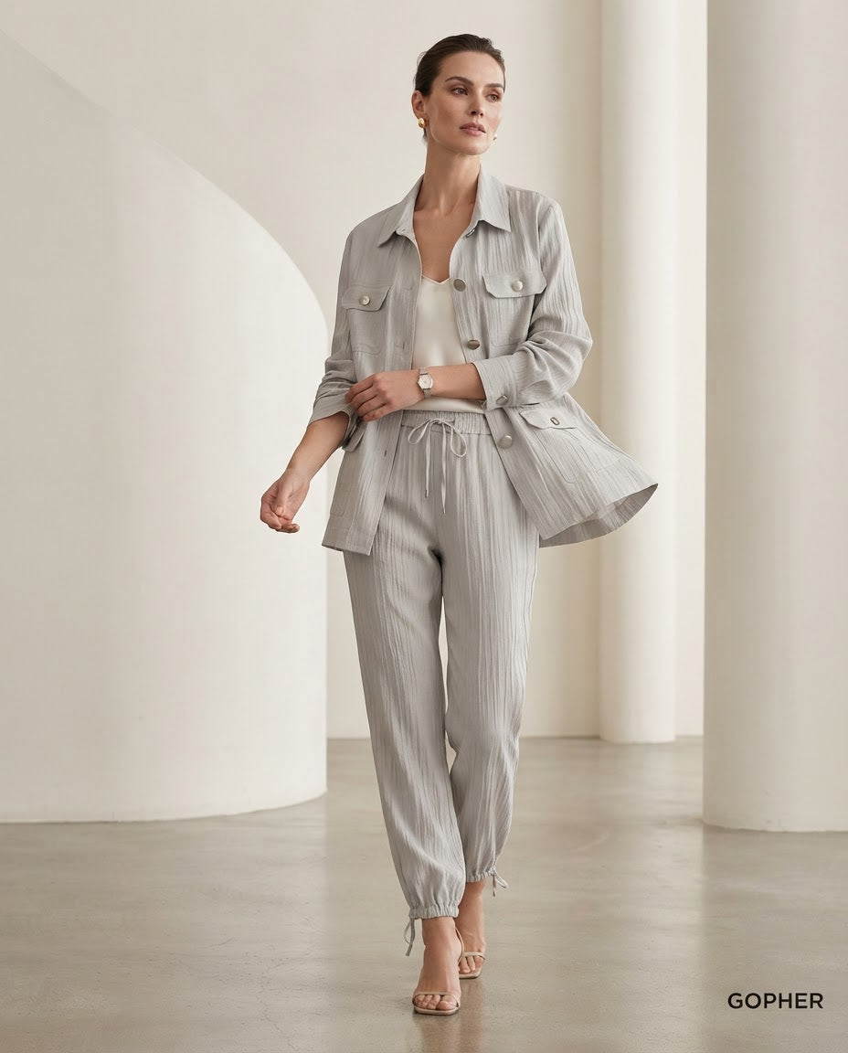Oversized Beige Set
